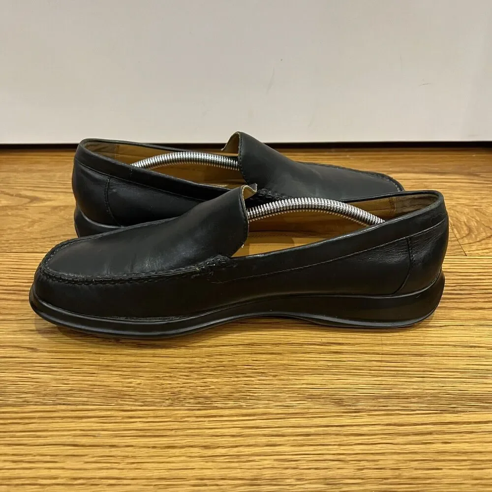 Cole Haan Men’s Air Dempsey Black Slip On Loafers Size 11M C08094 Leather